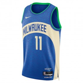 Dres Milwaukee Bucks Brook Lopez Nike 2023-24 City Edition Royal Swingman